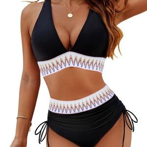 High Waisted Bikini Sets Tummy Control